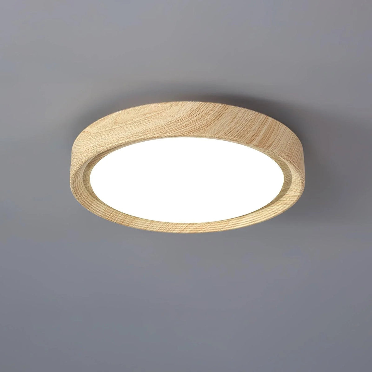 Wooden Veneer Ceiling Light