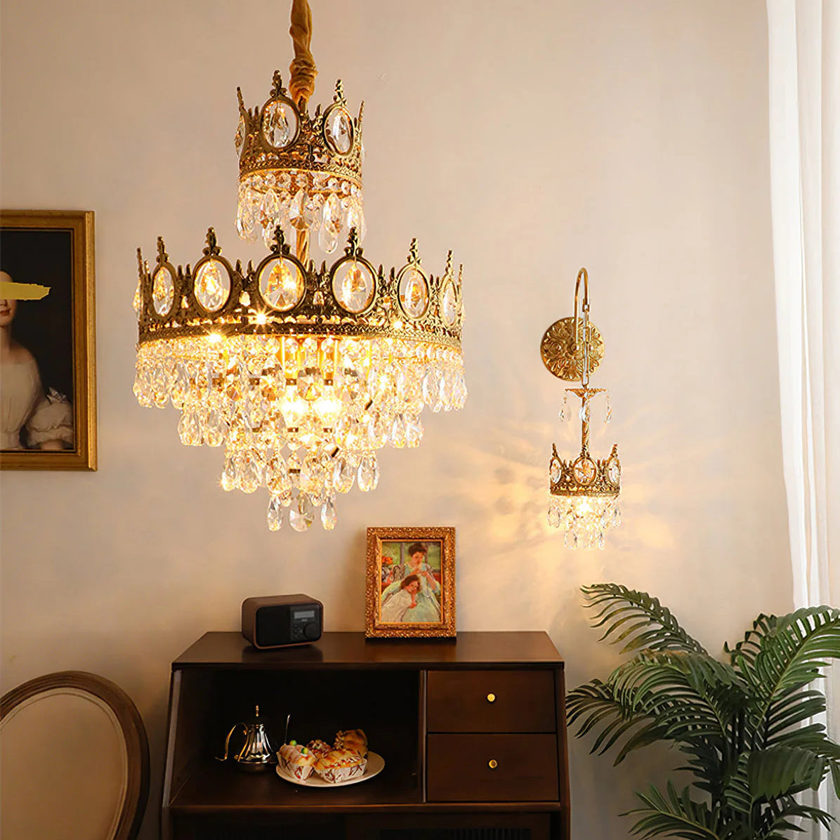 Vintage Sparkle Chandelier