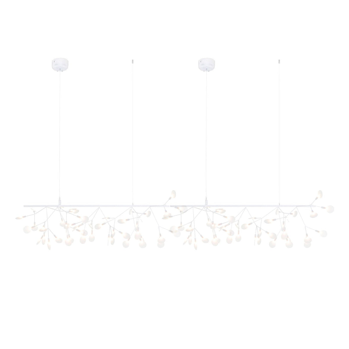 Firefly Linear LED Chandelier – Modern Acrylic Pendant Light for Dining & Living Spaces