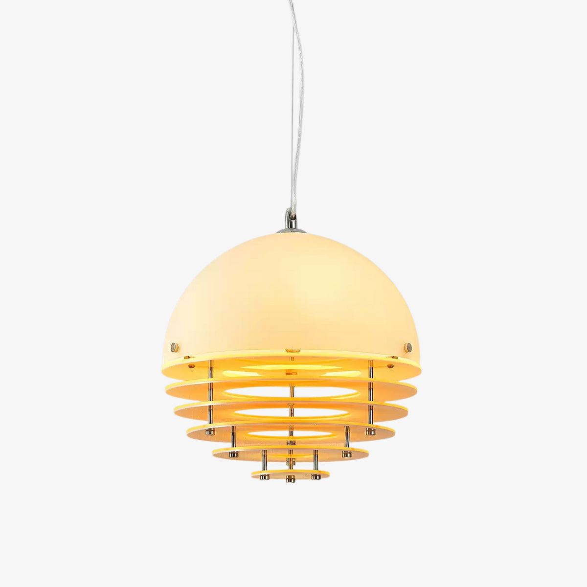 Citrus Layered Glass Pendant Light for Modern Interiors