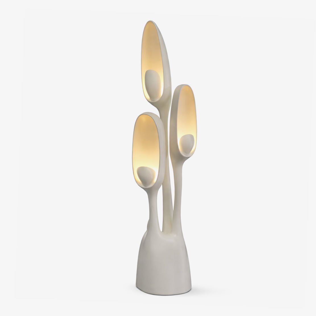 Bloom Pod Sculptural Floor Lamp with Organic Petal Shades