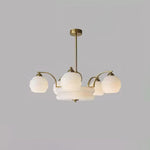 Opaline Art Deco Chandelier 3