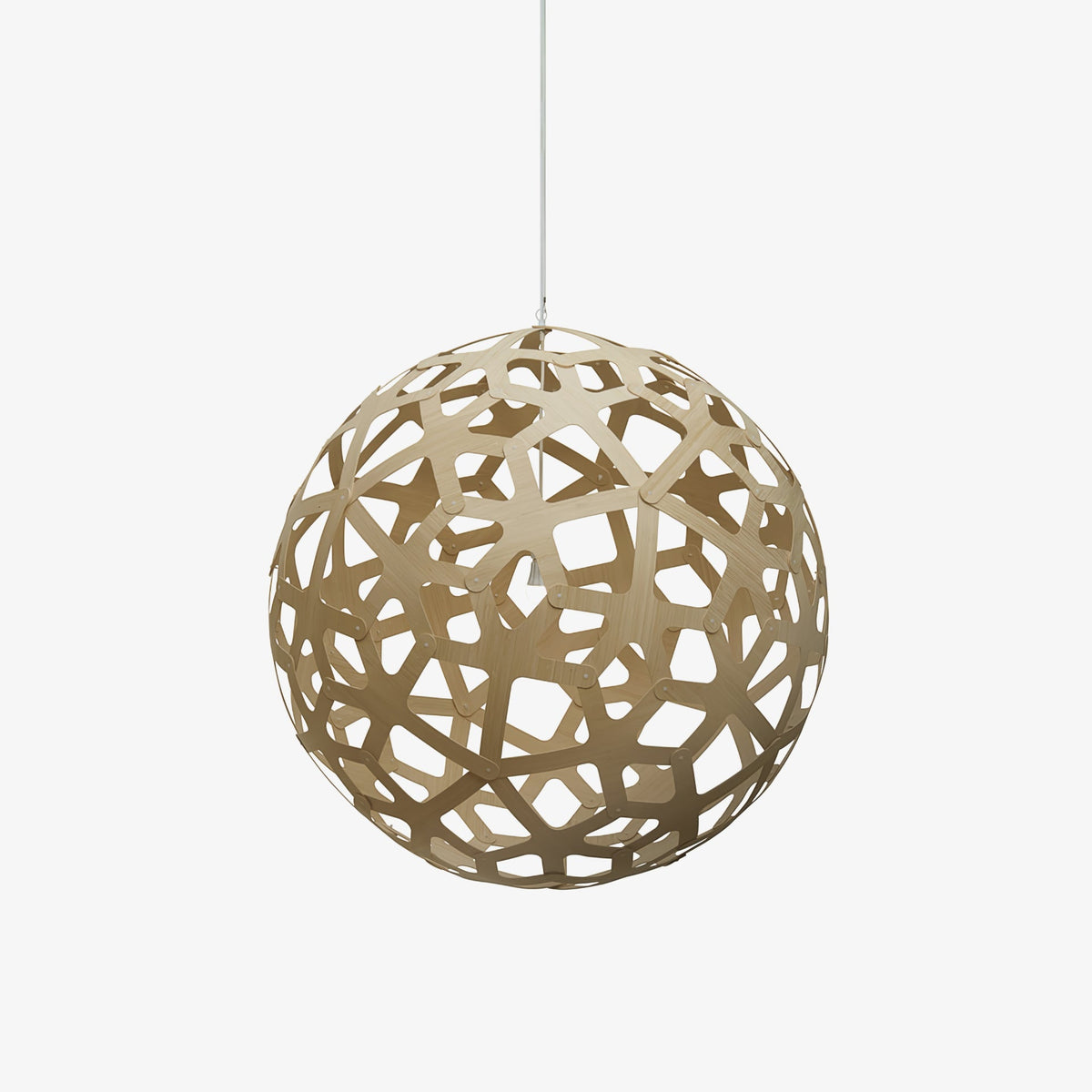Ligno Sculptural Wood Pendant Light for Dining and Living Spaces