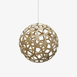Ligno Sculptural Wood Pendant Light for Dining and Living Spaces