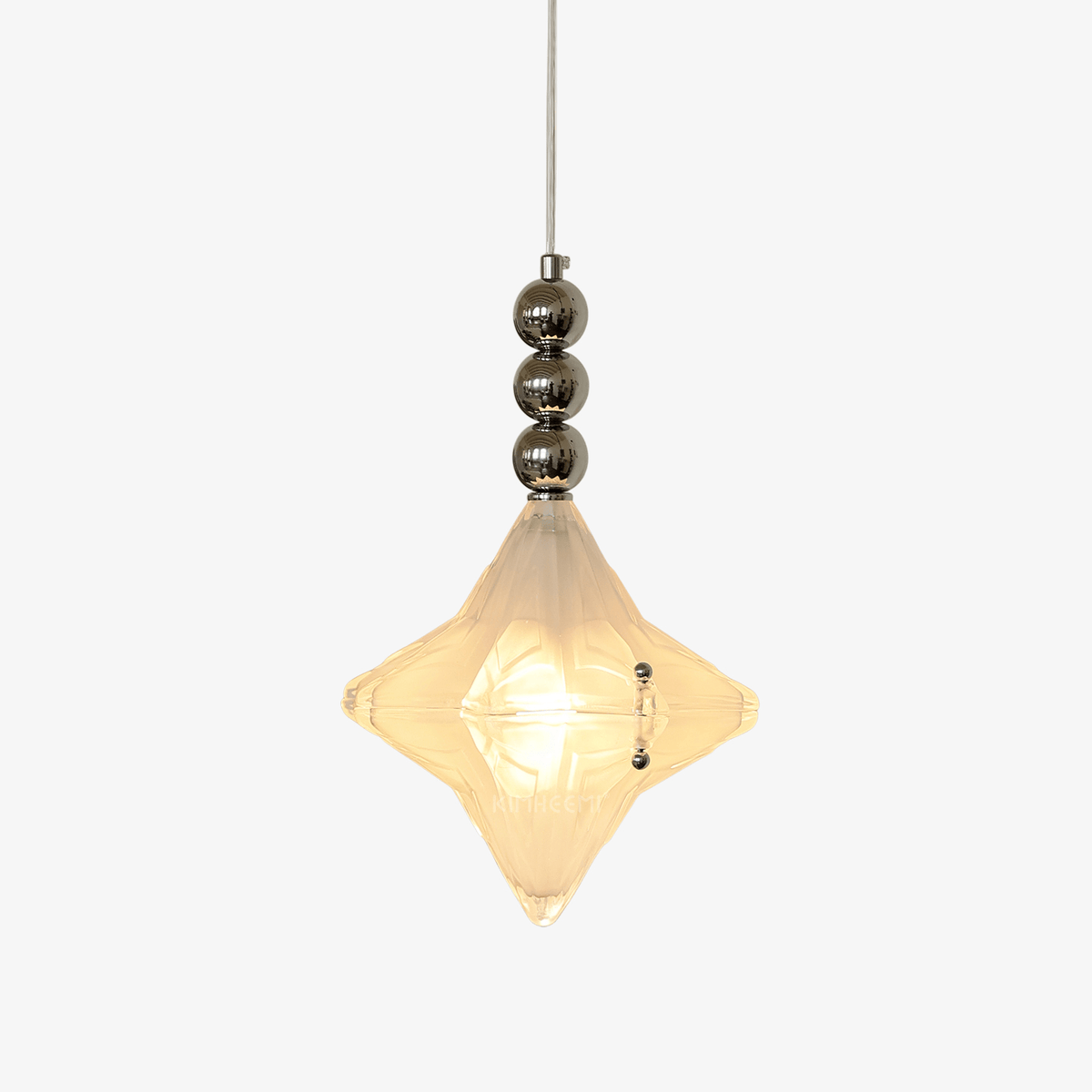 Lyra Star Pendant Light – Modern Glass Chandelier for Dining Room & Entryway