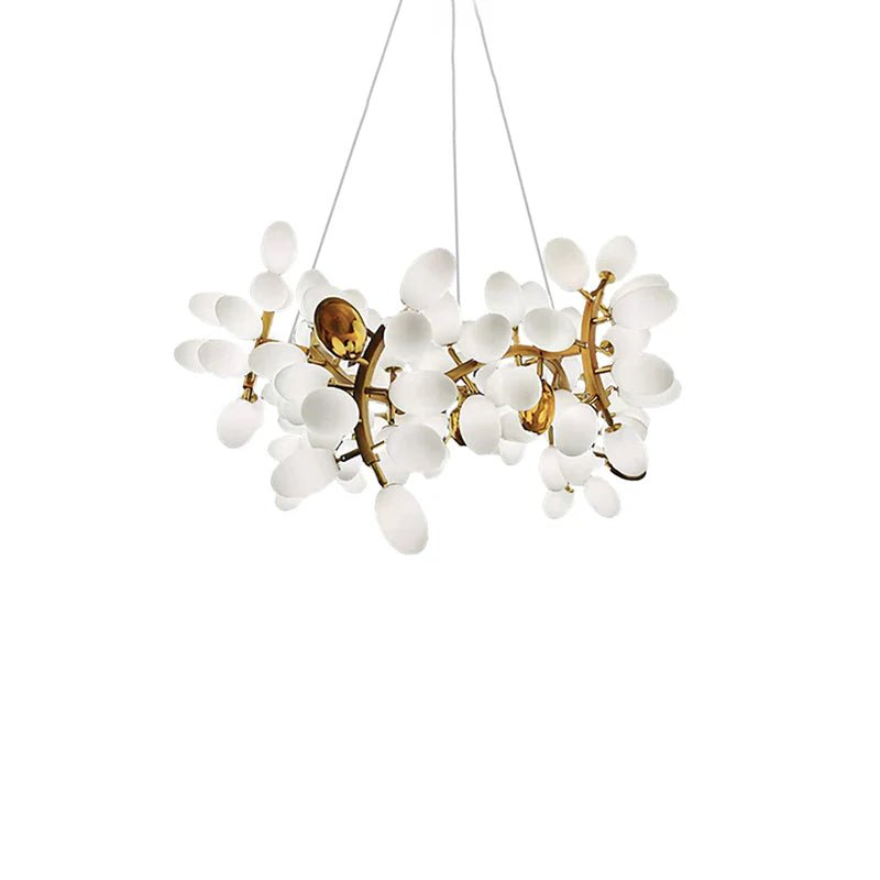 Selene Droplet Chandelier – Hand-Blown Murano Glass Pendant Light