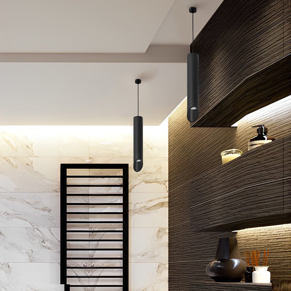Long Cylindrical Pendant Lights Ha084262
