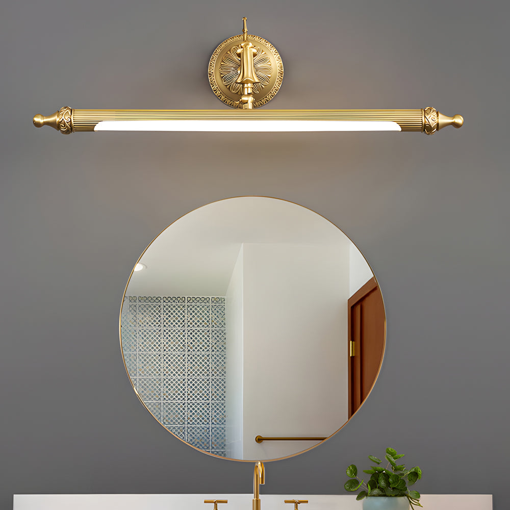 Antique Gold Rotatable Led Bathroom Vanity Light