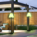 Modern Intelligent Led Metal And Shaded Floor Lamp