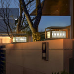 Square Vintage Design Outdoor Pillar Lights Li002112