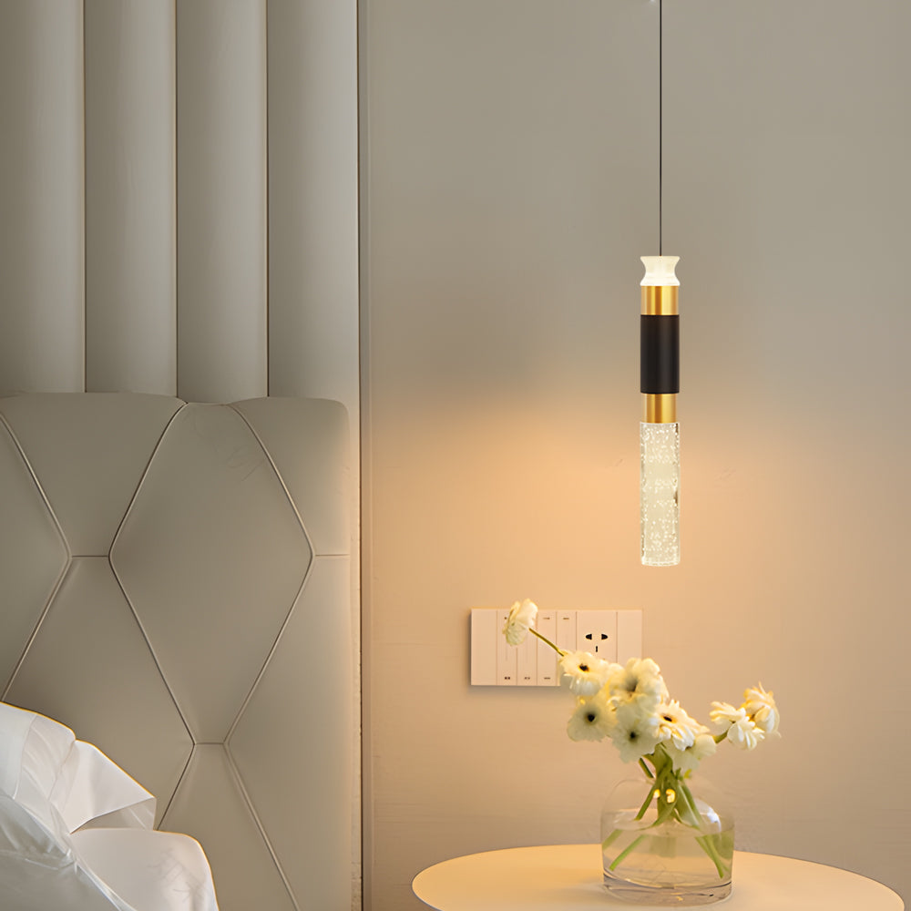 Cylinder Creative Three Step Dimming Modern Led Pendant Lights Hanging Lamp