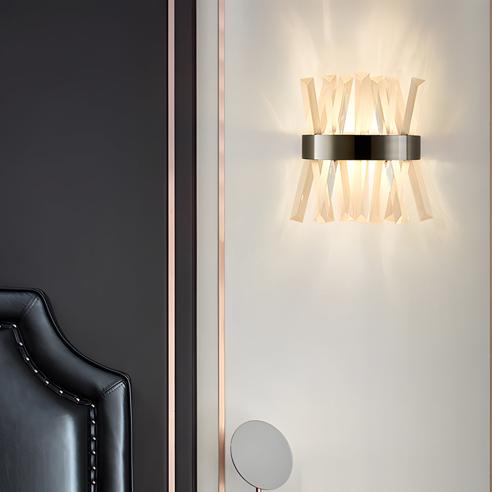 Creative Crystal Strips Luxury Up And Down Lighting Nordic Wall Lamp