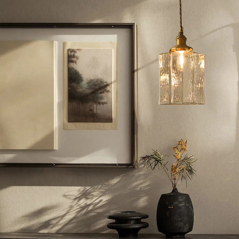 Alloliving Modern Retro Glass Pendant Lamp