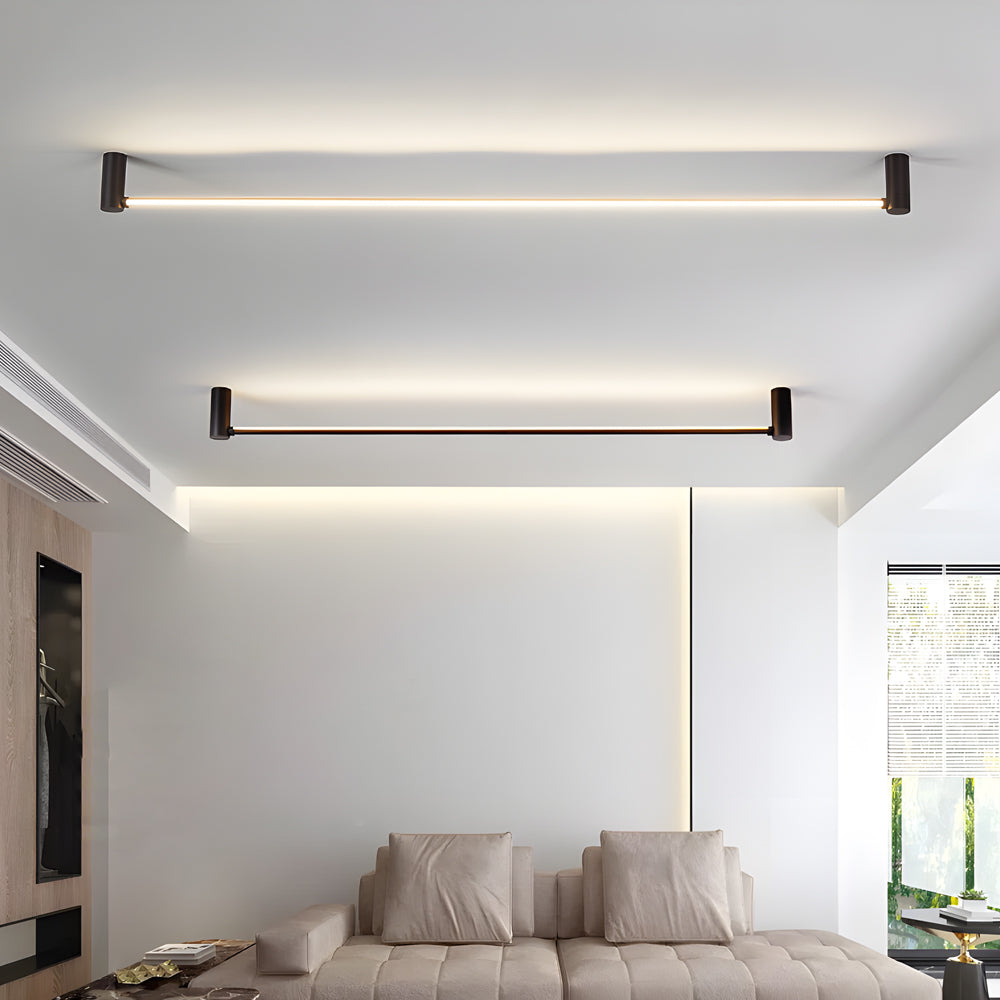 Modern Black Led Linear Ceiling Lights L 23 6 35 5 47 2