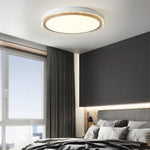Round Acrylic Creative 3 Step Dimming Led White Modern Ceiling Light Fixture