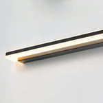 Matte Black Linear Led Bathroom Vanity Light Acrylic