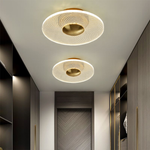 Modern Geometric Grain Ceiling Light