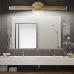 Modern Knurled Texture Led Bathroom Vanity Light Swiveling Head