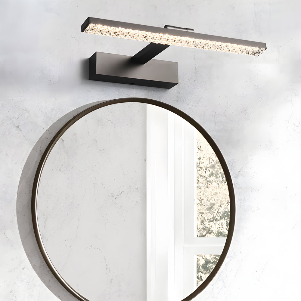 Adjustable Led Bathroom Vanity Light Crystal Acrylic Dimmable