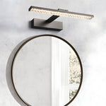 Adjustable Led Bathroom Vanity Light Crystal Acrylic Dimmable