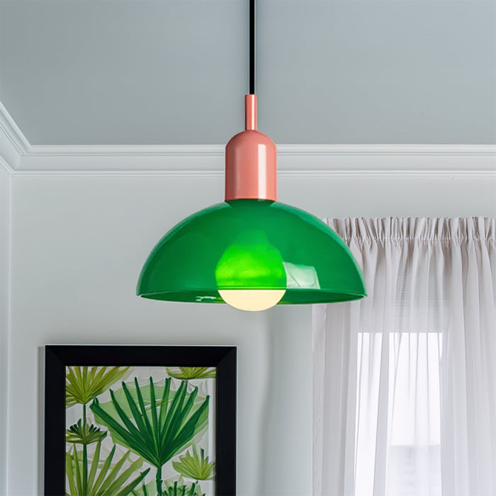 Colorful Bowl Pendant Light
