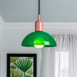 Colorful Bowl Pendant Light