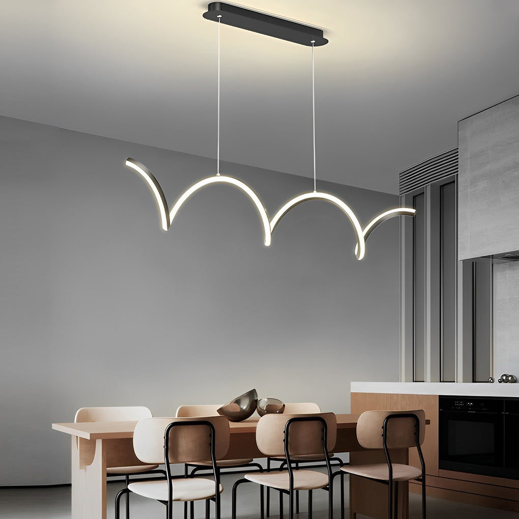 Wave Minimalist Modern Chandelier Ha098582