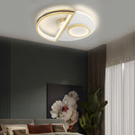 Semicircular Splicing Acrylic Three Step Dimming Modern Led Ceiling Lights