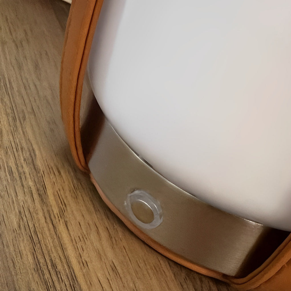 Modern Mid Century Cordless Lantern Table Lamp