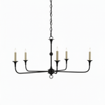 Elara Candle Chandelier – Modern Brass Candelabra Chandelier for Dining Room