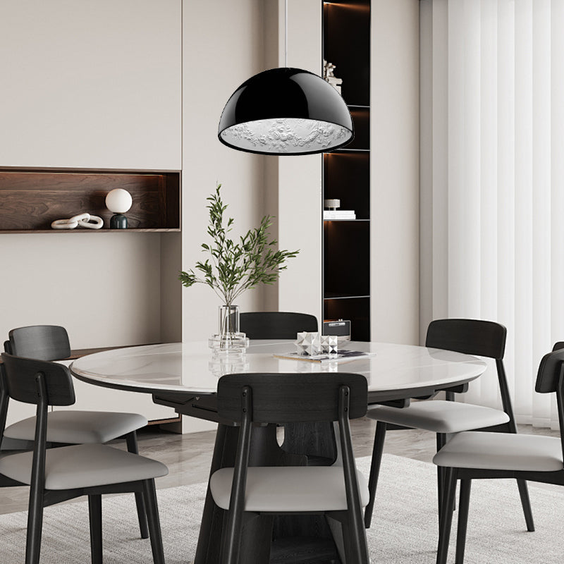 Modern Creative Semicircular Glass Pendant Light