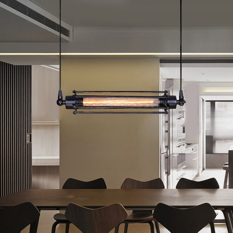 Iron Antique Pendant Lights With Tungsten Bulb Li002622