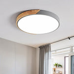 Ultra Thin Wood Ceiling Light