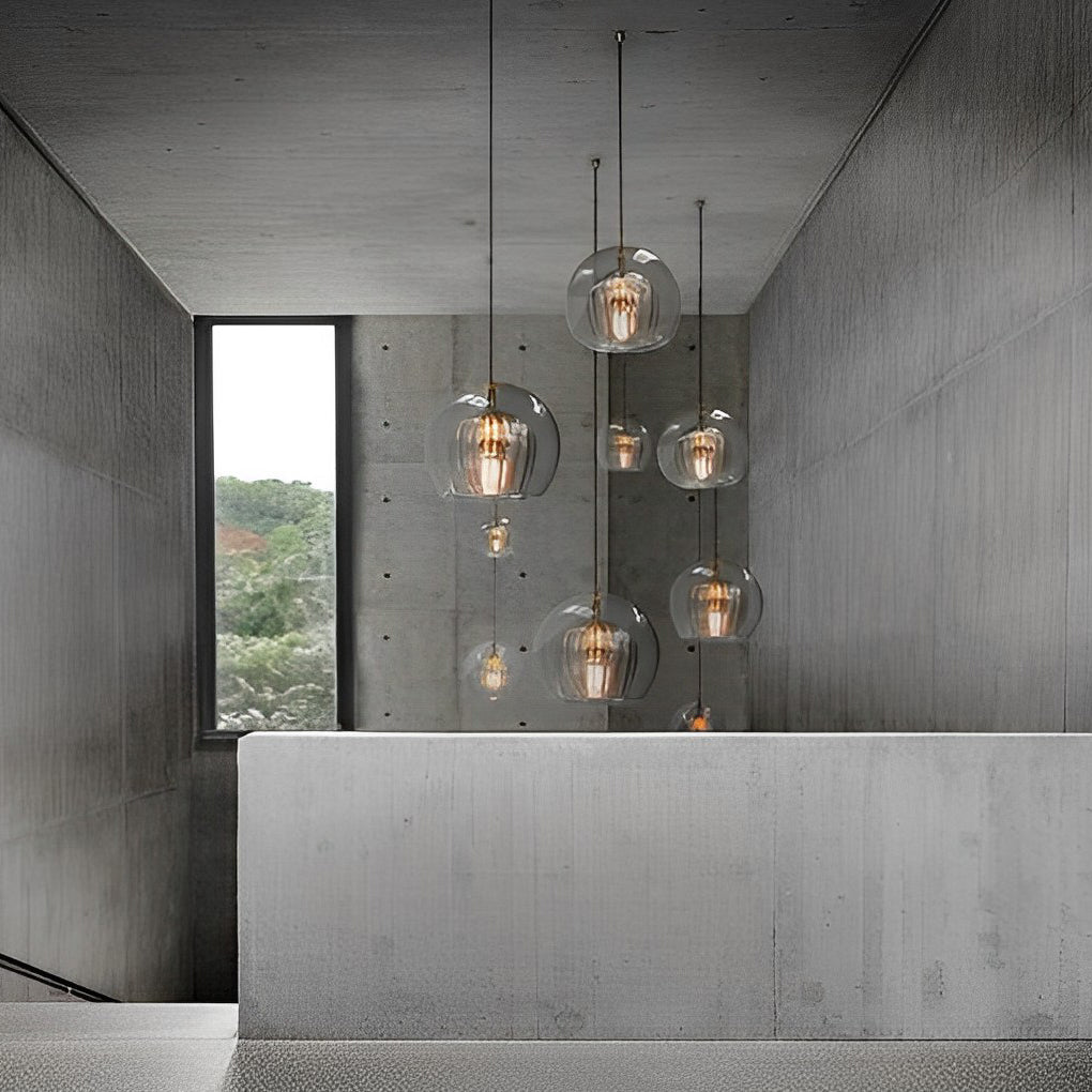 Glass Lampshade Pendant Light Ha079829