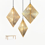 Geometric Polyhedral Pendant Light Ha082220