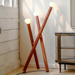 3 Light Minimalist Modern Stick Floor Lamp