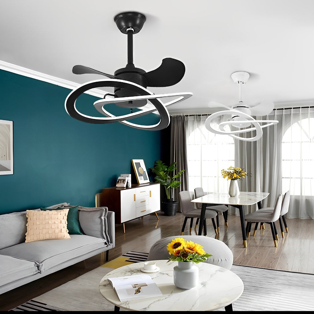 Waves Flower Bladeless Ceiling Fans Ha082734