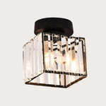 Crystal Glass Nordic Simple New Modern Led Chandelier Lights Living Loft Study Room Aisle Corridor Flats Lamps Indoor Lighting