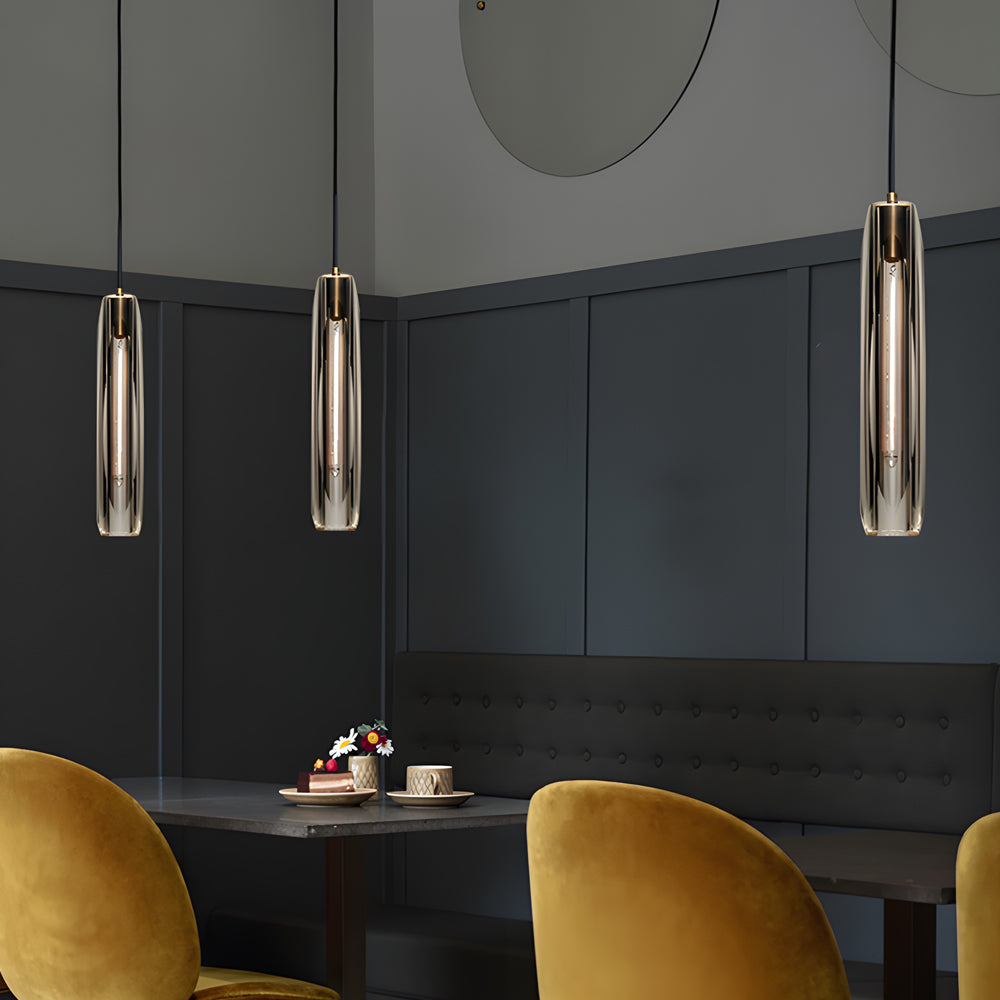 Long Crystal Tungsten Filament Led Bulb Post Modern Pendant Lights