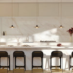 Round Glass Led Modern Pendant Light Li002254