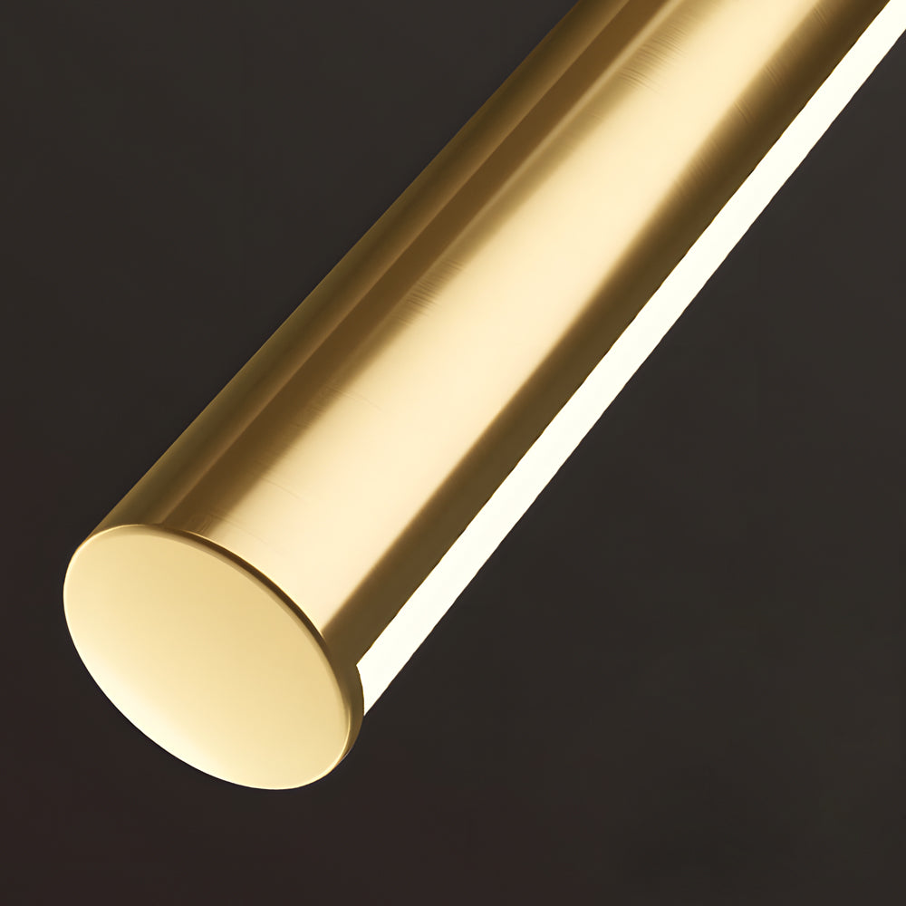 Brushed Brass Linear Led Bathroom Vanity Light