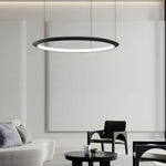 Black Ring Chandelier Led Pendant