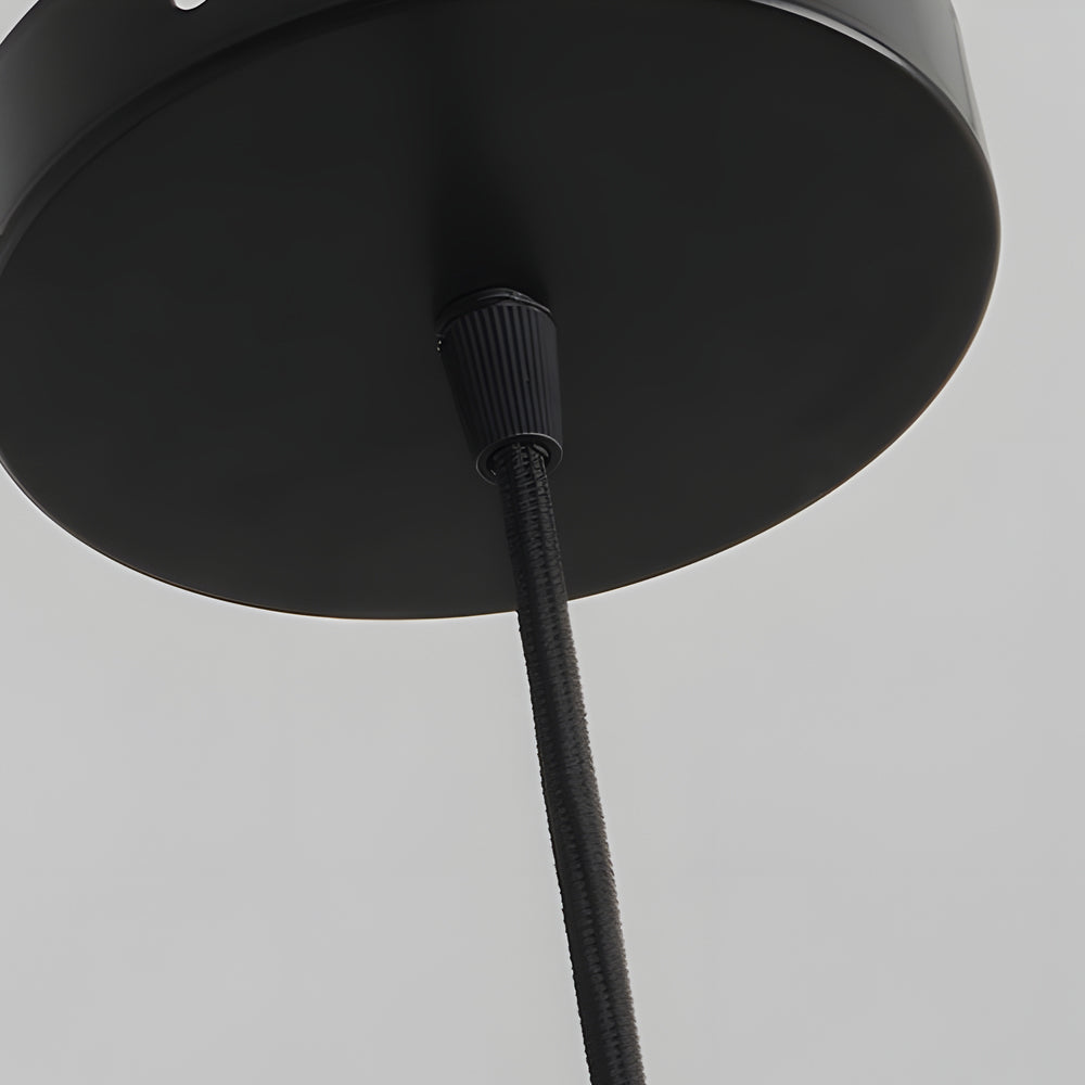 Round Black Modern Small Pendant Light Li002706