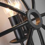 Candlelight Black Wall Light Ha097413