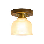 Square Iron Frame American Country Style Ceiling Light Fixture 1