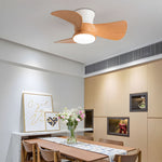22 31 3 Blades Cute Space Saving Ceiling Fan Light With 6 Speed Remote Control