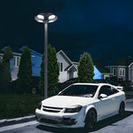 Outdoor Black Led Solar Lamp Post Street Light