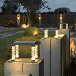 Bubbles Lamppost Solar Post Light Ha091733
