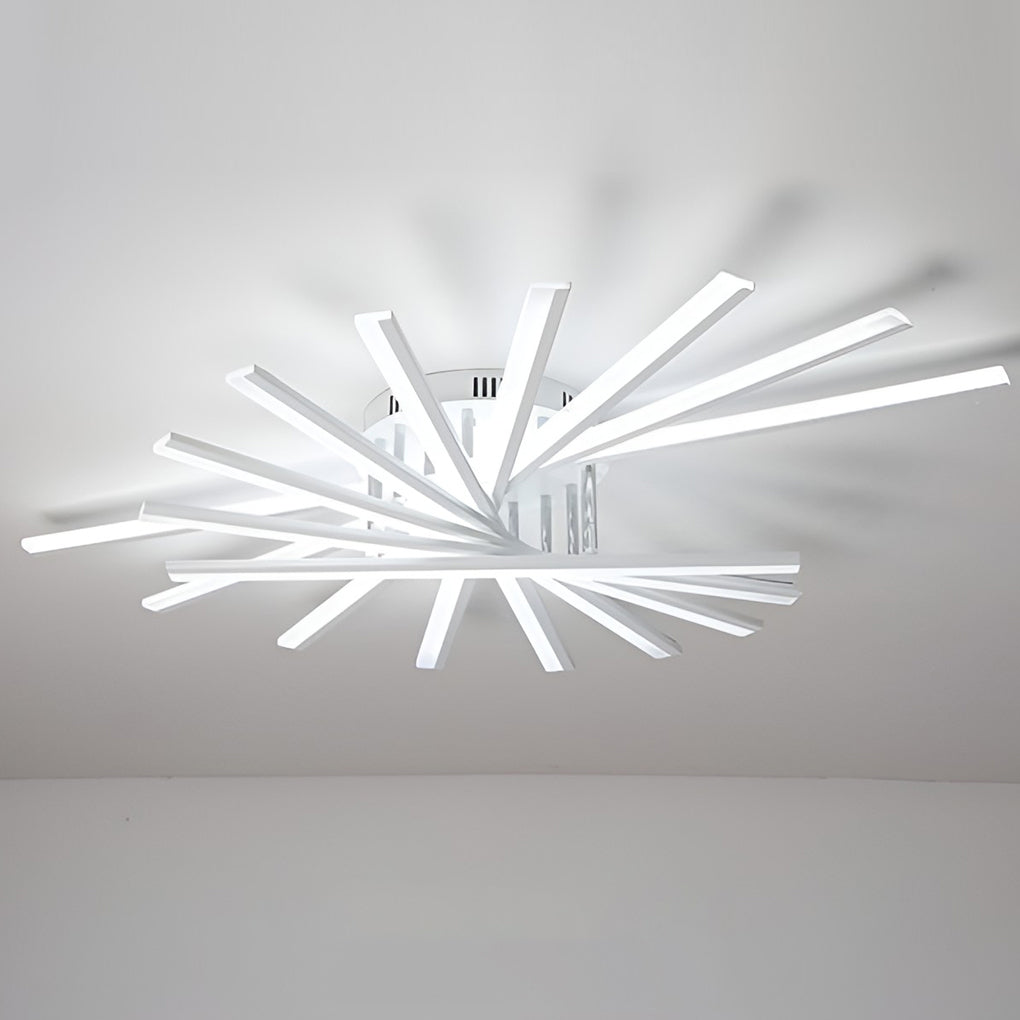 Creative Strip Stepless Dimming Led Chandelier Li002021