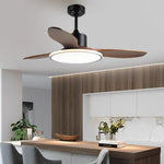 Wood Mute Led Nordic Ceiling Fans Ha079314